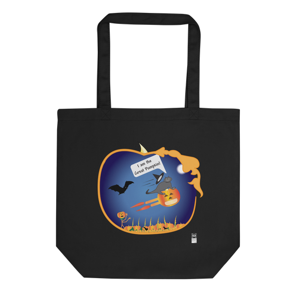 Eco Tote Bag, 100% organic cotton, the Great Pumpkin