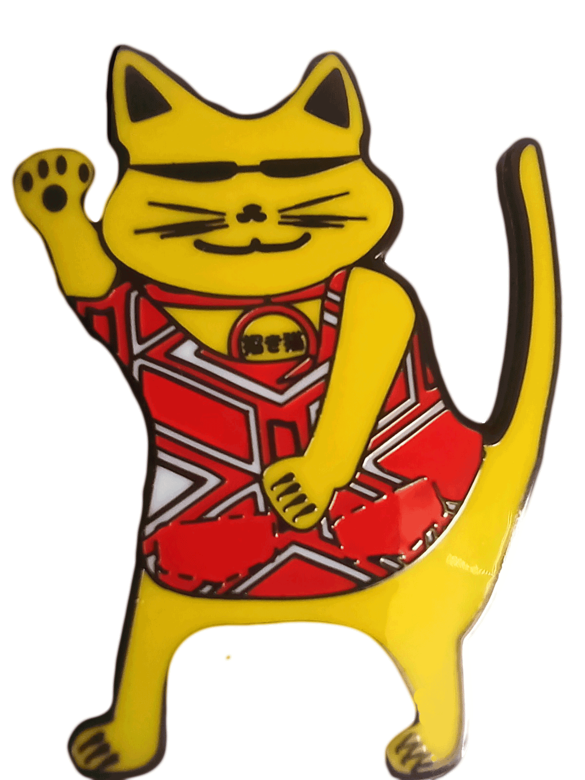 Enamel pin, Maneki Neko