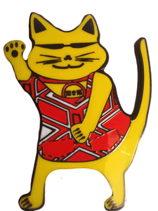 Enamel pin, Maneki Neko
