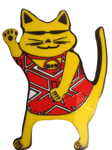 Enamel pin, Maneki Neko