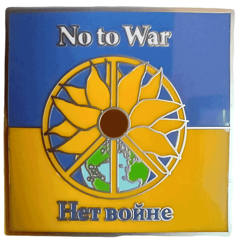 Enamel pin, Ukraine