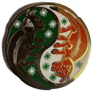 Enamel pin, Ying Yang Cats