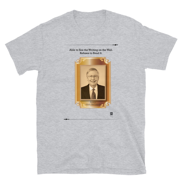 Mitch McConnell, Short-Sleeve Unisex T-Shirt, white or grey