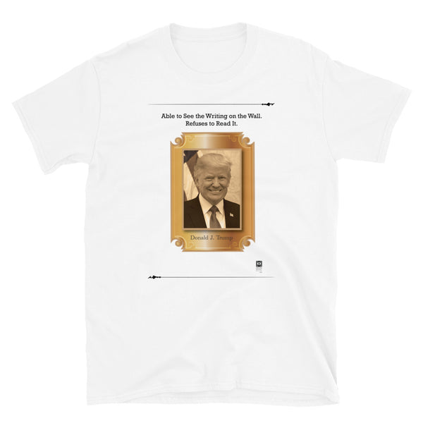 Donald J. Trump, Short-Sleeve Unisex T-Shirt, white or grey